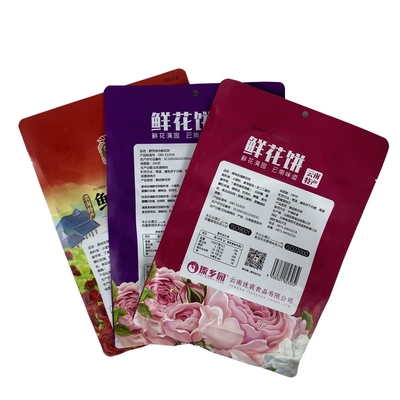 High Quality Self-Sealing Aluminium Foil Zip Bags Resealable Food Packaging for Milk Jelly Canned Food Dried Fruit Snacks Stand