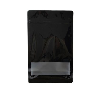 Custom Printing Mylar Bags Resealable ZipLock PE Plastic Stand up Pouch With Transparent Frosted Window for Food