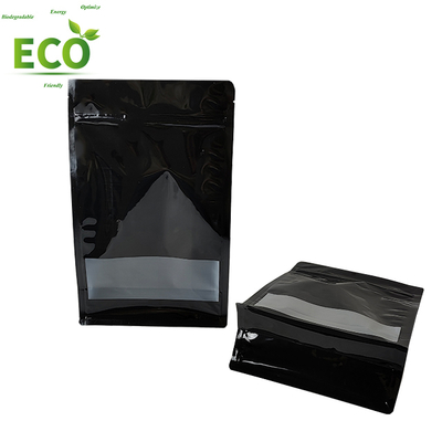 Custom Printing Mylar Bags Resealable ZipLock PE Plastic Stand up Pouch With Transparent Frosted Window for Food