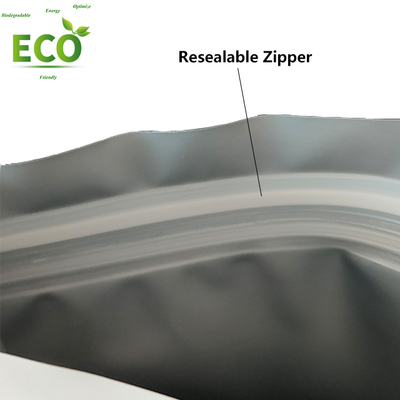ECO Safety Children's Zipper Food Bag Food Grade Aluminum Foil Cheese Bag Customizable Eight Sided Sealed Zipper Bag