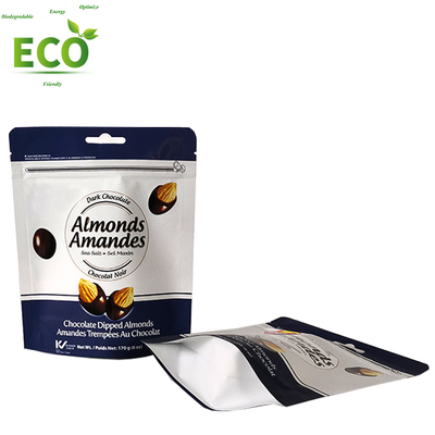 Custom Printing Smell Proof Aluminum Foil Stand up Packaging Pouch With Zipper Custom Mylar Bags  for Chocolate Nut Candies