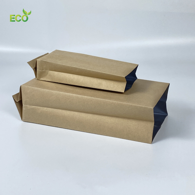 DDP Shipment to U.S. Kraft Paper Bag Sige Gusset Bag 250G Matt Finish Roasted Coffee Pouches Packaging Smell Proof for Coffee
