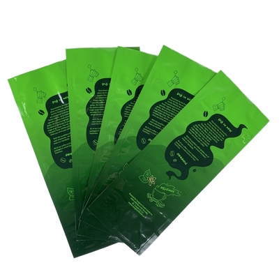Custom Printed Aluminum Foil Coffee Bean Bags High-Sealing Empty Pouch Side Zippers Flat Bottom Stand-for Chewing Gum Milk DDP