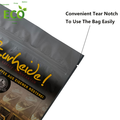 Wholesale Custom Stand up Pouch Bag Coffee Bean Packaging Bags Zip Lock Coffee Bean Packaging Bags With Valve 250G 500G 1Kg