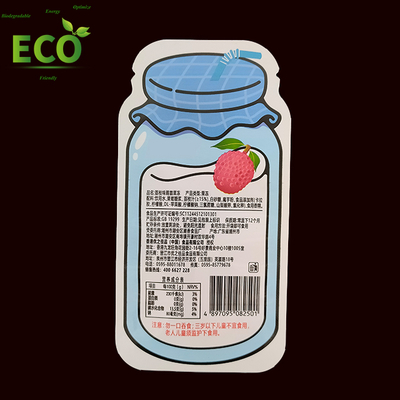 Eco Friendly Products 2023 Biodegradable Packaging Mylar Bags Aluminum Foil Bag Smell Proof Flat Bag for Jelly