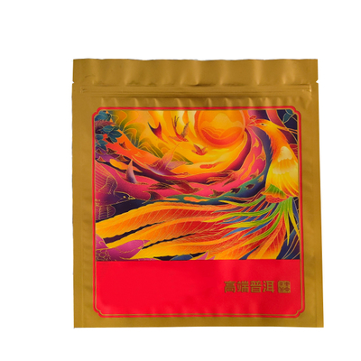 Custom Food Grade Stand up Pouch Mylar Bags With Heat Sealing for Snack Foods Tea Recyclable Plastic Packing Custom Logo