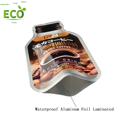 Wholesale OEM Plastic Custom Printed Stand-Up Fruit Juice Packaging Pouch Special Shape Bag