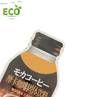 Wholesale OEM Plastic Custom Printed Stand-Up Fruit Juice Packaging Pouch Special Shape Bag