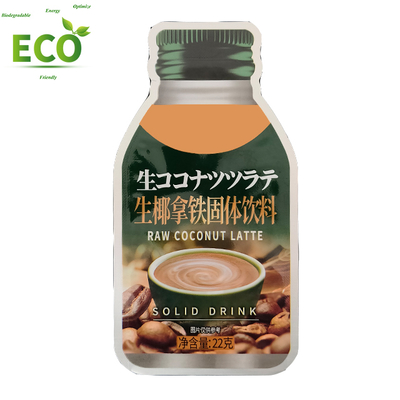 Wholesale OEM Plastic Custom Printed Stand-Up Fruit Juice Packaging Pouch Special Shape Bag