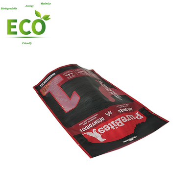Custom Printing Eco Friendly Biodegrad Doypack Mylar Stand up Pouch Bag Resealable Zipper Snack Bag for Pets Dry Food Bag