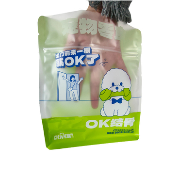 Eco-Friendly Dog Dry Food Packaging Bags Aluminum Foil Smell-Proof Bag with Security Features