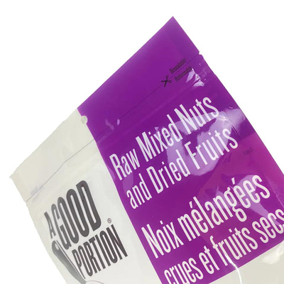 Heat Seal Packing Pouch Bag Stand-Up Barrier Pouches With Clear Window Smell Proof With Zipper