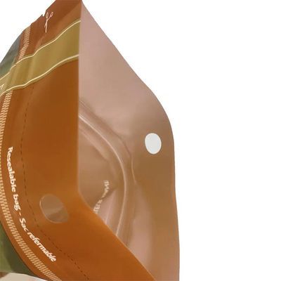 Custom Printing Food Grade Nut Stand up Ziplock Bag Plastic Pouch Packaging Food Bag Kraft Tea Packaging Biodegrade Pouch