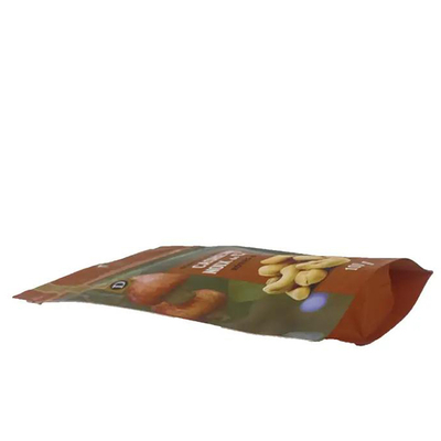 Custom Printing Food Grade Nut Stand up Ziplock Bag Plastic Pouch Packaging Food Bag Kraft Tea Packaging Biodegrade Pouch