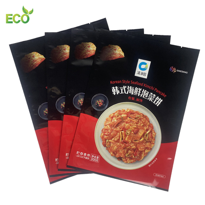 Custom Food Grade Printed Resealable Smell Proof Ziplock 3.5 Mylar Bags Three Side Seal Plastic Packaging Ziplock Kimchi Pack