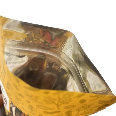 High Barrier Clear Window 100g 250g 500g Zipper Closure Powder Commercial Frosted Spice Bags for Seasoning