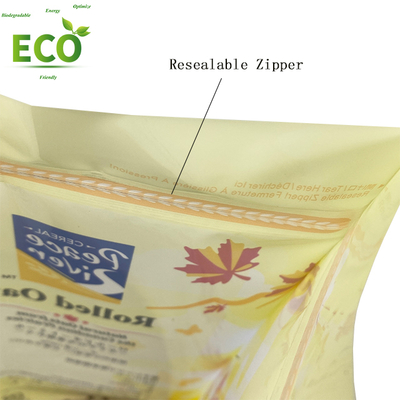 Hot Selling Customized Zipper Mylar Stand Pouches Eco-Friendly Recyclable Doypack for Food Packaging Smell Proof Bag for Milk DDP USA