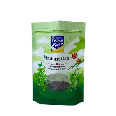 Custom Printed Eco-Friendly HDPE Stand Pouch Plastic Packaging for Food Snack Milk Sealed Zipper Lock DDP Shipping United States