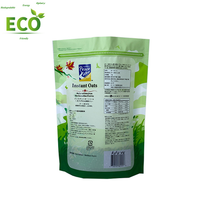 Custom Printed Eco-Friendly HDPE Stand Pouch Plastic Packaging for Food Snack Milk Sealed Zipper Lock DDP Shipping United States