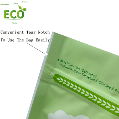 Custom Printed Eco-Friendly HDPE Stand Pouch Plastic Packaging for Food Snack Milk Sealed Zipper Lock DDP Shipping United States