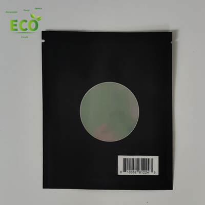 Custom Black Matte Disposable Premium Stand Pouch for Beauty Packaging for Mascara Meat Cosmetic Samples Aluminum Foil Meat