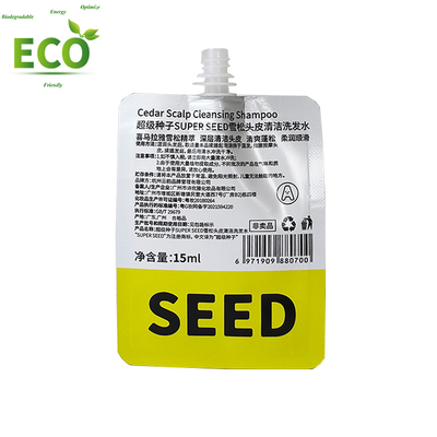 Custom Portable  Small Bags Spout Pouches for Beverages Liquid Packaging Spout Pouch 100ML  for Liquids and Cosmetics