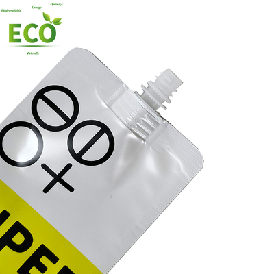 Custom Portable  Small Bags Spout Pouches for Beverages Liquid Packaging Spout Pouch 100ML  for Liquids and Cosmetics