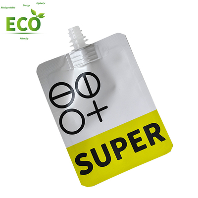 Custom Portable  Small Bags Spout Pouches for Beverages Liquid Packaging Spout Pouch 100ML  for Liquids and Cosmetics