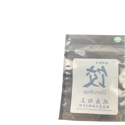 Wholesales Customized DDP America Tear Notch PE Plastic Bag Heat Seal Pouch Food Grade Microwavable Bag for Dumplings and Bread