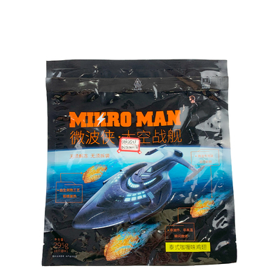 Custom Design DDP United State High Quality Food Grade Microwave Retort Bags Plastic Packaging Stand-Up Meat/Chicken Wings Pouch