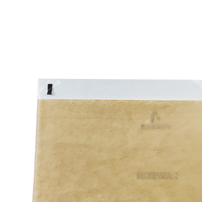Custom Printed Logo Brown Window Paper Bag Food Grade Microwave Bag Gravure Printing Surface Microwave Safe Meat Pasta Heating