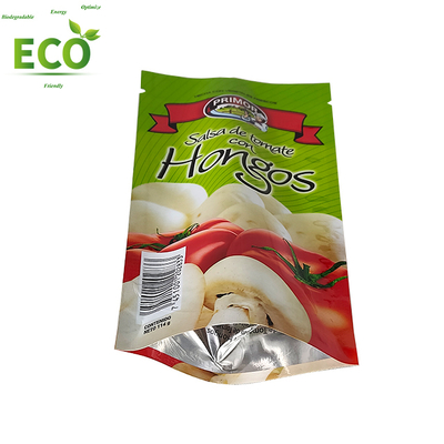 ECO Custom Printing 3.5 Polyester Film Bag for Food Grade Packaging Tomato and Chili Sauce Vertical Sealed Bag