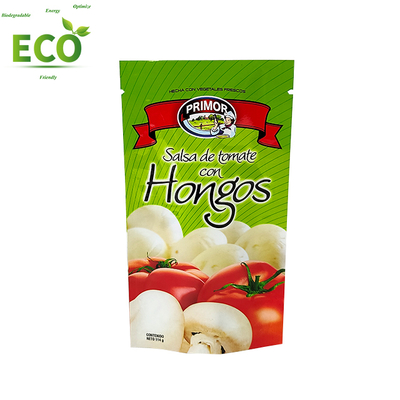 High Quality Custom Printed Food Grade Polyester Film Bag High-Temperature Sealed Leak Proof Standing Bag Tomato Sauce Bag