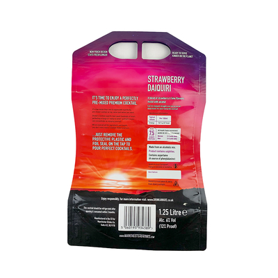 High Quality Customized Printing Butterfly Valve Faucet Spout Box Inner Bag Water Storage Bag Special-Shaped Beverage Bag