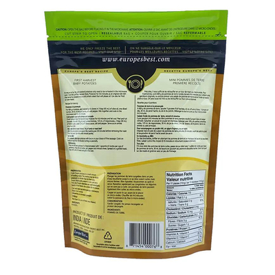 Factory Price OEM ODM High Quality Hdpe Hot Sell Stand up Pouch Plastic Pouch Frozen Food